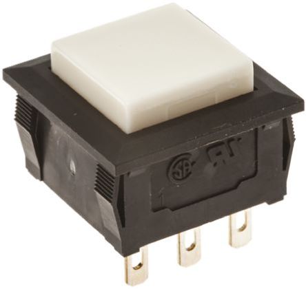 Fujisoku - LP2S-16G-W-Z - Fujisoku LP2S-16G-W-Z ɫ On-(On) ˫ 尲װ ť, 50 mA@ 48 V /ֱ		