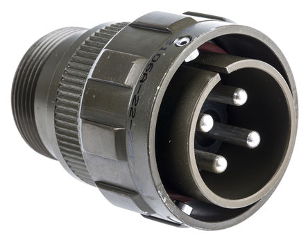 Amphenol - 97B-3106A22-22P-HD - Amphenol 4· °װ   ͷ 97B-3106A22-22P-HD, о, ǳߴ22, MIL-DTL-5015		