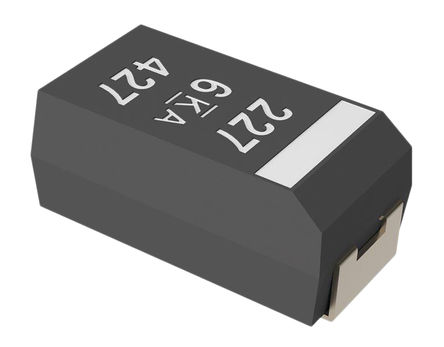 KEMET - T591V227M2R5ATE012 - KEMET T591 ϵ 220F 20% SMD  T591V227M2R5ATE012, 2.5 V ֱ, V װ, 12m ESR, +105C		