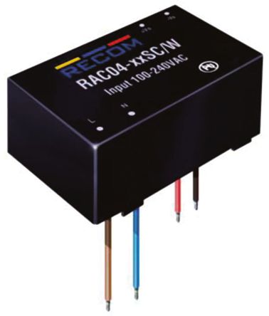 Recom - RAC04-3.3SC/W - Recom 4W  ǶʽģʽԴ SMPS RAC04-3.3SC/W		