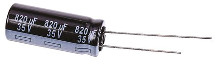 Panasonic - EEUFR1V821L - Panasonic FR  ϵ 35 V ֱ 820F ͨ  EEUFR1V821L, 20%ݲ, +105C		