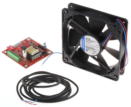 ebm-papst - 4414FM-KR0 - ebm-papst 3.2W 2400rpm  ׼ 4414FM-KR0, 12  28 V ֱԴ, 140m3/h, 119 x 119 x 25mm		