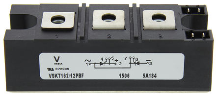 Vishay - VSKT162/12PBF - Vishay VSKT162/12PBF IGBT ˫բģ, 160A, Vrev=1200V 50mA, 7 INT-A-PAKװ		