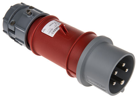 Mennekes - 3935 - Mennekes PowerTOP ϵ ɫ 5P ҵԴ °װ ͷ 3935, 16A, 400 V, IP44		