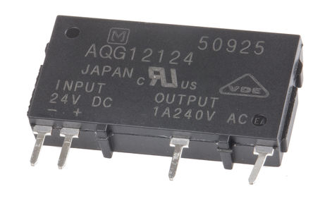 Panasonic - AQG12124 - Panasonic 1 A PCBװ ̵̬ AQG12124, 㽻л, 264 V		