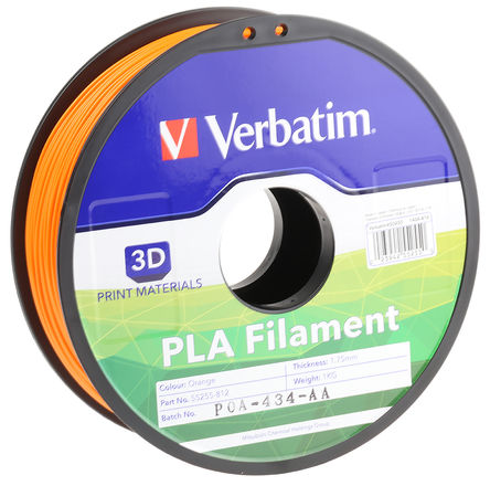 Verbatim - 55255 - Verbatim ɫ 1.75mmֱ FDM PLA 3D ӡ˿Ĳ 55255, 1kg		