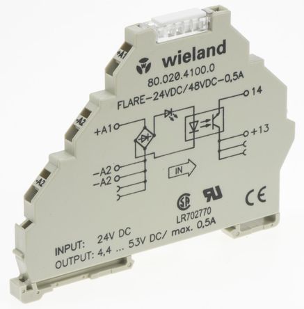 Wieland - 80.020.4100.0 - Wieland 0.5 A DIN찲װ ̵̬ 80.020.4100.0, 53 V		