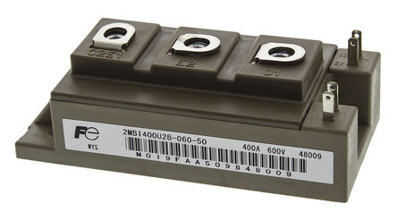 Fuji Electric - 2MBI400U2B-060-50 - Fuji Electric 2MBI400U2B-060-50 Nͨ IGBT ģ, , 400 A, Vce=650 V, 7 M233װ		