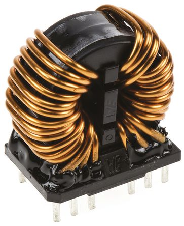 Wurth Elektronik - 7448051804 - Wurth WE-CMBNC ϵ 2 x 4.5 mH -30  +50% Nano  7448051804 ģȦ, 1 kHz  300 MHzгƵ, 18A Idc		