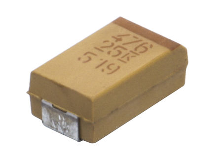 KEMET - T491D476K025AT - KEMET T491 ϵ 47F 10% SMD  T491D476K025AT, 25 V ֱ, D װ, 700m ESR, +125C		