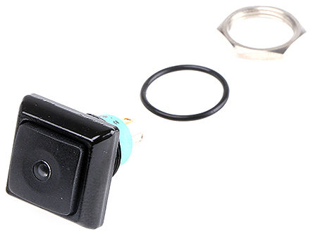 Apem - IPC3SAD2LOG - Apem IPC3SAD2LOG IP67 ��ɫ ˲�� ���� ��ɫLED ��尲װ ��ť����, 5 A@ 28 V ֱ��		