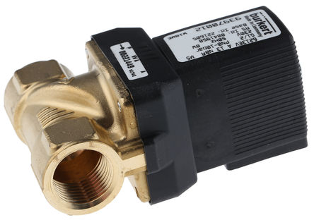 Burkert - 221605 - Burkert 221 ϵ 2˿ ͭ ŷ 221605, 10 bar, 1/2in˿, NC, 230 V 		