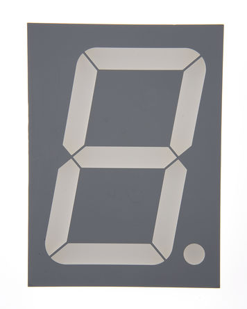 Kingbright - SC40-19SURKWA - Kingbright 1ַ 7  ɫ LED  SC40-19SURKWA, 250 mcd, ҲС, 101.2mmַ, ͨװװ		