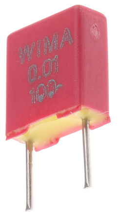 WIMA - FKS2 10.0N 100M - WIMA FKS2 ϵ 10nF ͨ PET  (PET) FKS2 10.0N 100M, 20%ݲ, 100 V ֱ63 V , -55  +100 C		