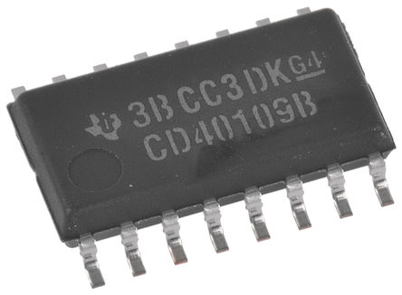 Texas Instruments - CD40109BNSR - Texas Instruments CD40109BNSR,  ѹƽת, ̬, 3  18 VԴ, 16 SOICװ		