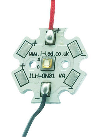 Intelligent LED Solutions - ILH-SO01-SITG-SC211-WIR200. - ILS OSLON Signal PowerStar ϵ ɫ Բ LED  ILH-SO01-SITG-SC211-WIR200., 82 lm, 		