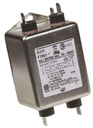 TE Connectivity - 6VV1 - TE Connectivity 6VV1 Դ߹, 6 A, 250 V , 98 x 52.8 x 38.9 mm		