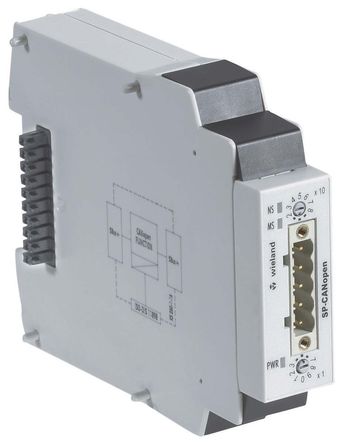 Wieland - R1.190.0210.0 - Wieland samos PRO SP ϵ CANOpen ͨģ R1.190.0210.0, DIN 찲װ, 24 V ֱԴ		