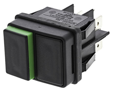 Molveno - B4D122N11100098000 - Molveno B4D122N11100098000 IP40 ɫ/ɫ/ɫ  DPST 尲װ ť, 16 A @ 250 V 		