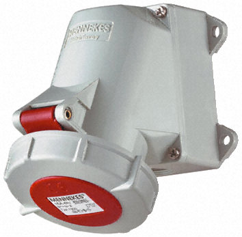 Mennekes - 1210 - Mennekes ��ɫ 5P ��ҵ��Դ ֱ�� �ڹ�ʽ ���� 1210, 32A�����, 400 V, IP67		