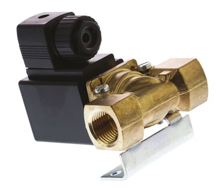 Burkert - 089404 - Burkert 0255 ϵ 4 Bar 2˿ ͭ ŷ 089404, 1/2in˿, NCԤ跧λ, 24 V ֱԴ		