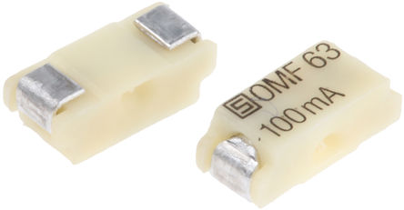 Schurter - 3402.0004.11 - Schurter 100mA F۶ װ۶ 3402.0004.11, 7.4 x 3.1 x 2.6mm, 63V ac/dc		