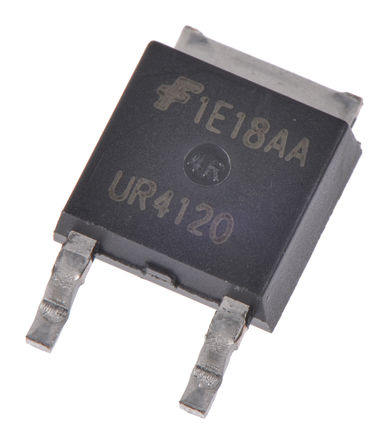 Fairchild Semiconductor - RURD4120S9A_F085 - Fairchild Semiconductor RURD4120S9A_F085 , Io=4A, Vrev=1200V, 90ns, 3 TO-252װ		