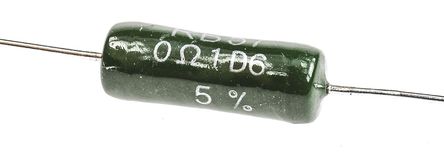 Vishay - RWM0622R100JA15E1 - Vishay RWM 6x22 ϵ 7W 100m  Ƶ RWM0622R100JA15E1, 5%, 75ppm/C		