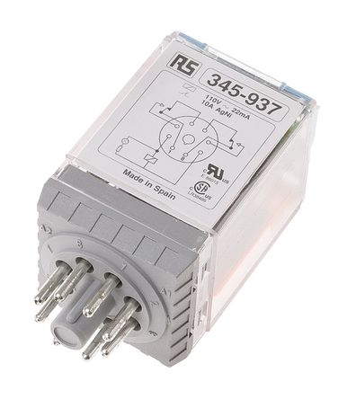 Releco - C2-A20X / AC 115V - Releco C2-A20X / AC 115V ˫˫ ʽ Ǳ̵, 10 A, 115V ac		