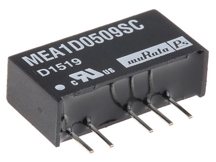 Murata Power Solutions - MEA1D0509SC - Murata Power Solutions MEA1 ϵ 1W ʽֱ-ֱת MEA1D0509SC, 4.5  5.5 V ֱ, ±9V dc, ±56mA, 1kV dcѹ		