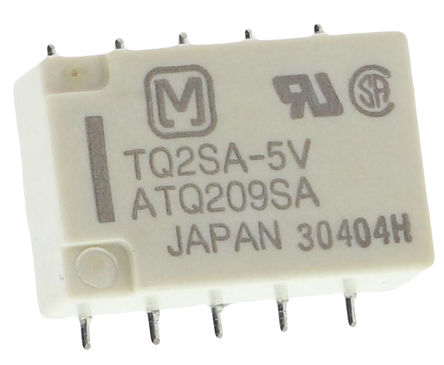 Panasonic - TQ2SA5ULCSA - Panasonic TQ2SA5ULCSA ˫˫ PCB װ Ǳ̵, 2 A, 5V dc		