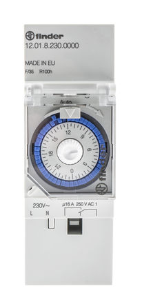 Finder - 12.01.8.230.0000 - Finder 1ͨ DIN 쿪 12.01.8.230.0000, Ӳλ, 230 V Դ		