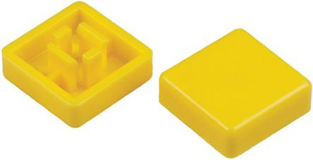 Apem - KTSC21Y - Yel sq cap for keyboard switch,12x12mm		