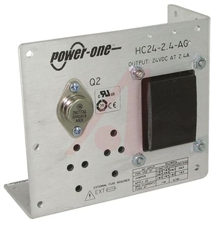 BEL POWER SOLUTIONS INC - HC24-2.4-AG - BEL POWER SOLUTIONS INC ʽ ǶʽԵԴ HC24-2.4-AG, 100  264V ac, 24V, 2.4A, 57.6W, 60%Ч		