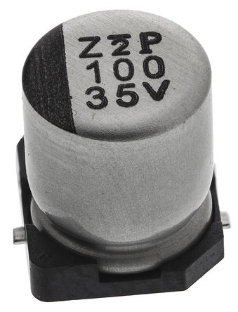 Nichicon - UWT1V101MCL1GS - Nichicon WT ϵ 35 V 100F SMD  UWT1V101MCL1GS, 20%ݲ, +105C, 5101-4װ		