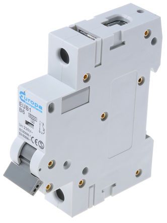 Europa - EUB16B - Europa EU EUB ϵ 6A 1 B סլ MCB		