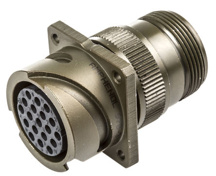 Amphenol - 97B-3100A20-A48S - Amphenol 97B ϵ 19· ڹʽ    97B-3100A20-A48S, ĸо, ǳߴ20, MIL-DTL-5015		