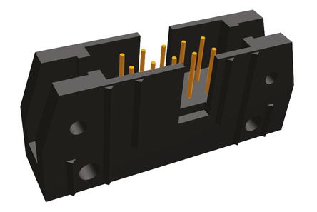 TE Connectivity - 102153-1 - TE Connectivity AMP-LATCH ϵ 10· 2.54mmھ (2) ֱ PCB  102153-1, Ӷ˽, 1A, ͨ		