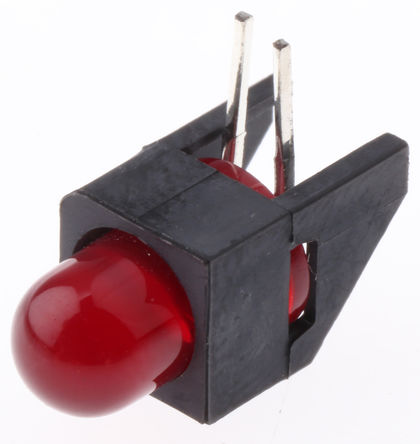 Broadcom - HLMP-3301-F00B2 - Broadcom HLMP-3301-F00B2 ɫ ֱ LED ָʾ, 60 , 1 LED, 2.4 V, ͨװװ		