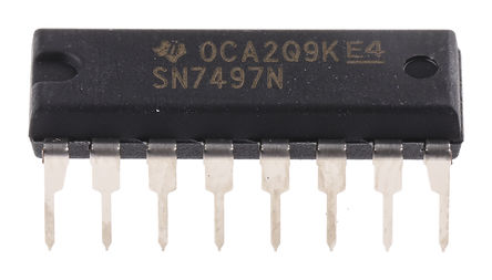 Texas Instruments - SN7497N - Texas Instruments TTL Ƶ SN7497N, 16 PDIPװ		