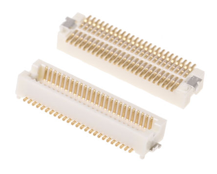 Hirose - DF12(3.0)-50DP-0.5V(86) - Hirose DF12 ϵ 50· 0.5mmھ (2) ֱ PCB  DF12(3.0)-50DP-0.5V(86), Ӷ˽, 300mA, 氲װ		