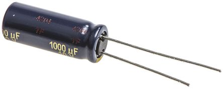 Panasonic - EEUFC1A102L - Panasonic FC  ϵ 10 V ֱ 1000F ͨ  EEUFC1A102L, 20%ݲ, 65m(ֵ), +105C		