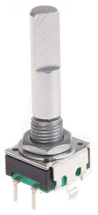 Bourns - PEC11R-4230F-S0024 - Bourns 24λ  еʽת PEC11R-4230F-S0024, 30mm᳤, 6 mmֱ ƽ (û), ͨ, 60rpmٶ		