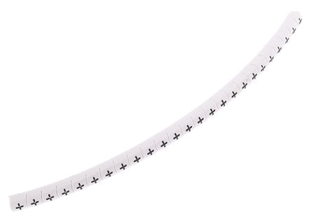 HellermannTyton - 901-10283 - HellermannTyton Helagrip ϵ 1000װ ׵׺ Ϲ̶ ±ʶ 902-00005, 3.5mm, 3.3 mm, 1  3mmֱ, ӡ"+"ͼ		