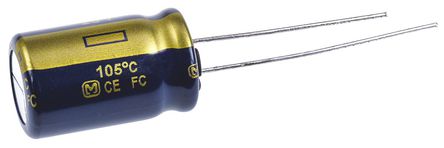 Panasonic - EEUFC1E102 - Panasonic FC  ϵ 25 V ֱ 1000F ͨ  EEUFC1E102, 20%ݲ, 38m(ֵ), +105C		