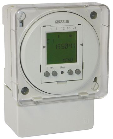 Grasslin - 03.62.0002.1 - Grasslin 2ͨ 氲װʱ 03.62.0002.1, ʱλ: ʱ֣, 230 V Դ		