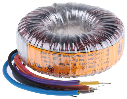 Nuvotem Talema - 92422-P2S2 - Nuvotem Talema 80VA 2 αѹ, 2 x 15V acμѹ, 93 (Dia.) x 38mm, 50  60 Hz		