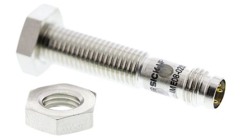 Sick - IME08-02BPSZT0K - Sick IP67  ʽ IME08-02BPSZT0K, 2 mm ⷶΧ, PNP-NO, 10  30 V ֱԴ		