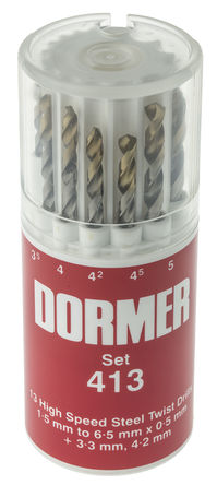 Dormer - A094413 - Dormer A094413 13 HSS-TiN 1.5  6.5 mm ͷ׼		