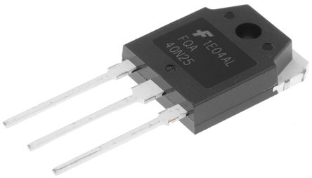 Fairchild Semiconductor - FQA40N25 - Fairchild Semiconductor QFET ϵ N Si MOSFET FQA40N25, 40 A, Vds=250 V, 3 TO-3PNװ		